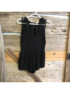 Ardene size XS Black Lightweight Romper